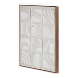 Modern European furniture - Gray Drid-Pattern Art Print - www.oroa.com