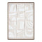 Modern European furniture - Gray Drid-Pattern Art Print - www.oroa.com