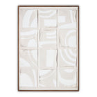 Modern European furniture - Gray Drid-Pattern Art Print - www.oroa.com