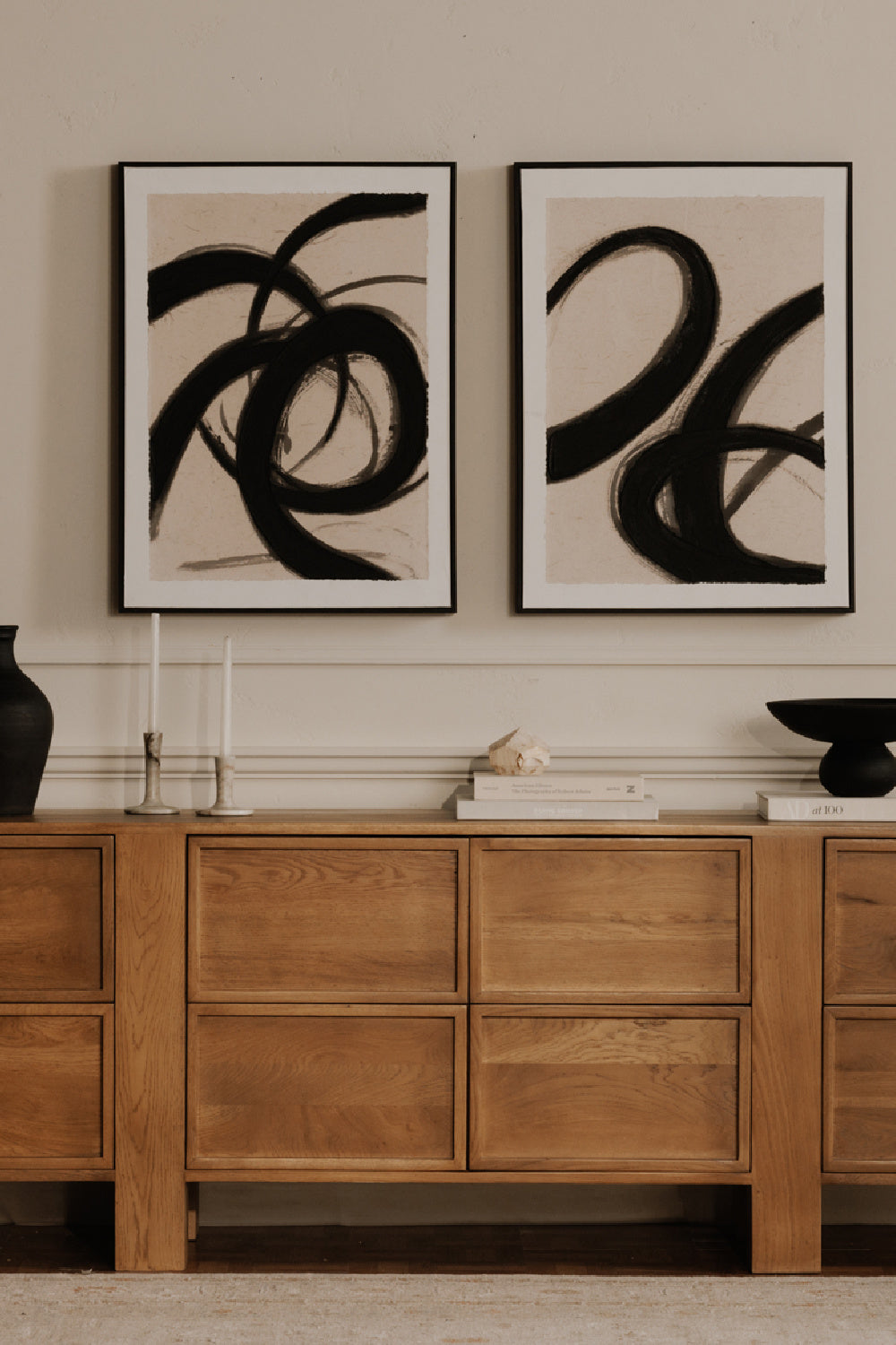 Modern European furniture - Twisted Brush Strokes Painting - www.oroa.com