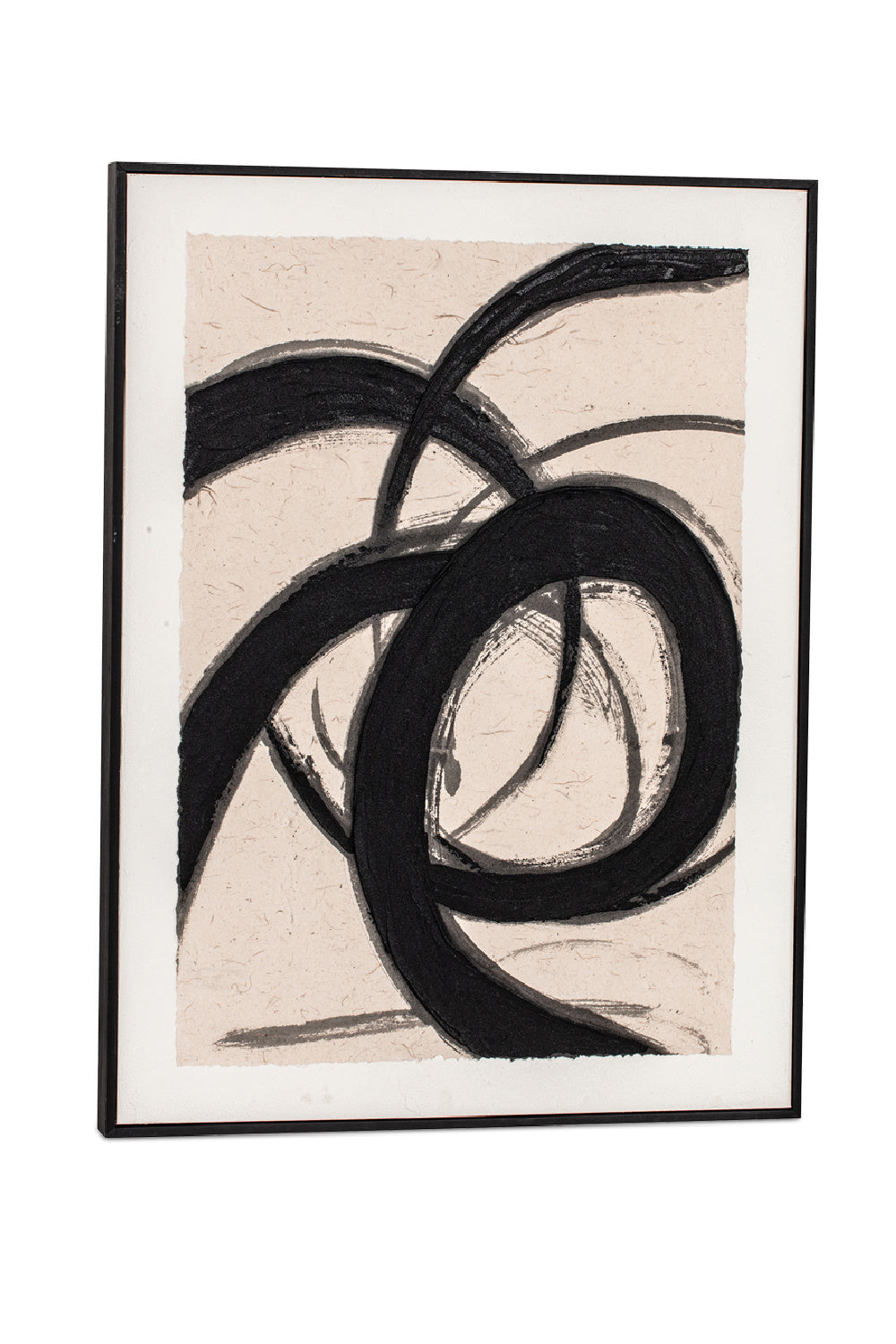 Modern European furniture - Flowy Brush Strokes Painting - www.oroa.com