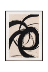 Modern European furniture - Flowy Brush Strokes Painting - www.oroa.com