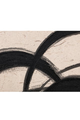 Modern European furniture - Flowy Brush Strokes Painting - www.oroa.com