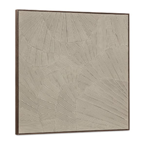 Modern European furniture - Textured Beige Framed Painting - www.oroa.com