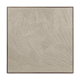 Modern European furniture - Textured Beige Framed Painting - www.oroa.com