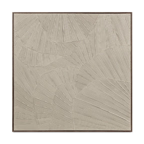 Modern European furniture - Textured Beige Framed Painting - www.oroa.com