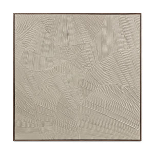 Modern European furniture - Textured Beige Framed Painting - www.oroa.com