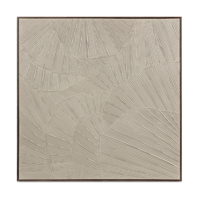 Modern European furniture - Textured Beige Framed Painting - www.oroa.com