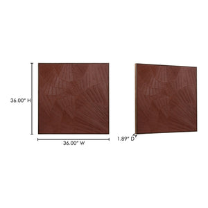 Modern European furniture - Textured Maroon Framed Painting - www.oroa.com