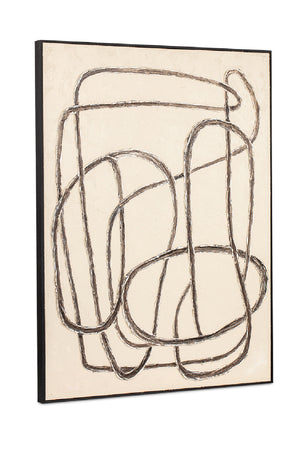 Modern European furniture - Woven Loop Painting - www.oroa.com