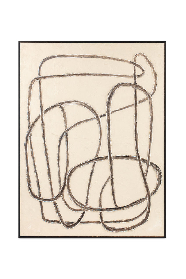 Modern European furniture - Woven Loop Painting - www.oroa.com