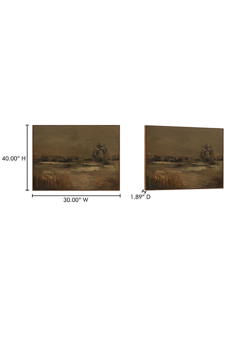 Modern European furniture - Monochromatic Landscape Painting - www.oroa.com