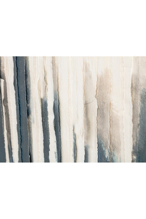 Gray Toned Linear Painting | Novi Living Nightingale