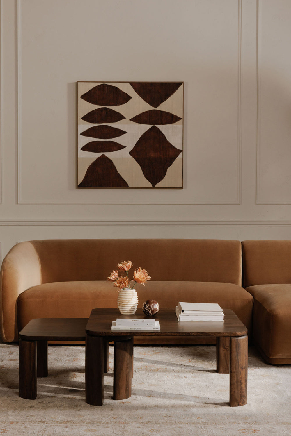 Red Patterns Framed Painting | Novi Living Amada