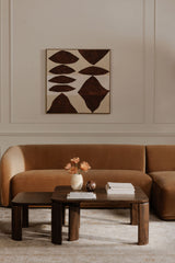 Modern European furniture - Red Patterns Framed Painting - www.oroa.com