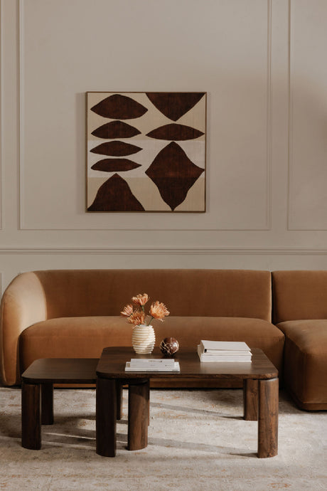 Red Patterns Framed Painting | Novi Living Amada