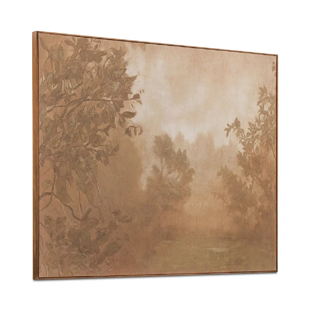 Modern European furniture - Aged Brown Forest Painting - www.oroa.com