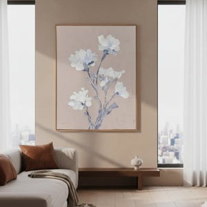 Modern European furniture - White Floral Framed Painting - www.oroa.com