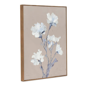 Modern European furniture - White Floral Framed Painting - www.oroa.com