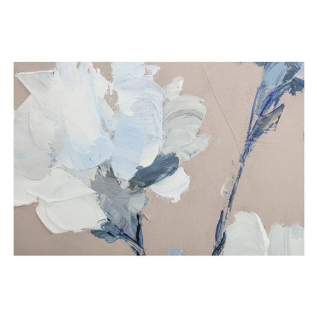 Modern European furniture - White Floral Framed Painting - www.oroa.com
