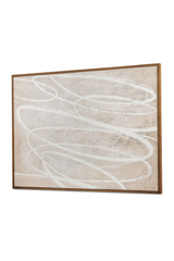 Modern European furniture - Spiral Scribble Framed Painting - www.oroa.com