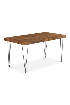Natural Pine Wood Dining Table S | Novi Living Boneta