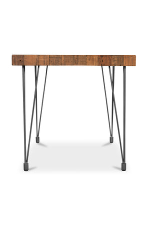 Natural Pine Wood Dining Table S | Novi Living Boneta