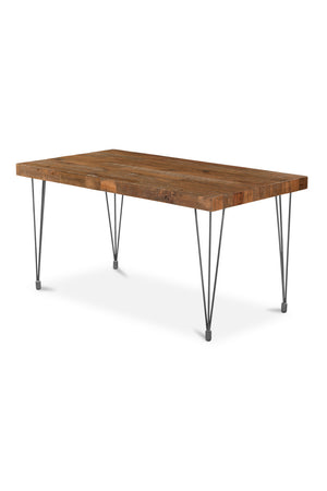 Natural Pine Wood Dining Table S | Novi Living Boneta