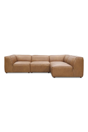 Top-Grain Leather Sectional Sofa | Novi Living Form
