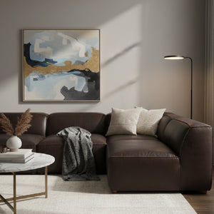 Top-Grain Leather Sectional Sofa | Novi Living Form