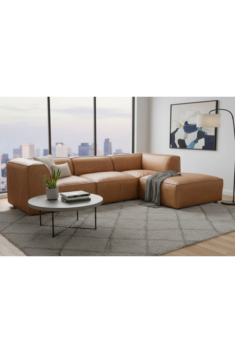 Modern European furniture - Modular Leather Sofa - www.oroa.com