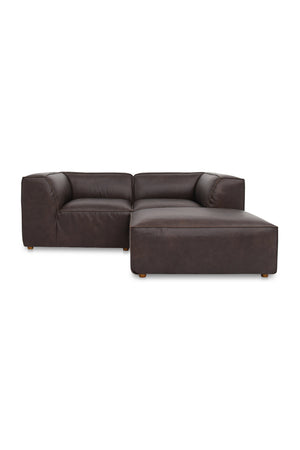 Modern European furniture - Leather Modular Nook Sofa - www.oroa.com