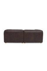 Modern European furniture - Leather Modular Nook Sofa - www.oroa.com