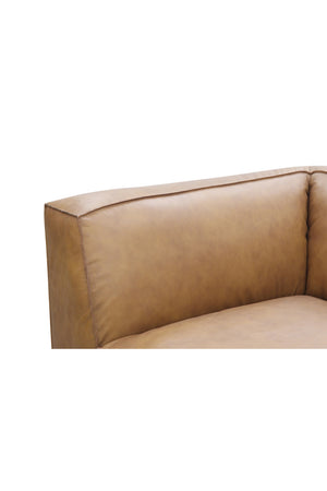 Modern European furniture - Leather Modular Nook Sofa - www.oroa.com