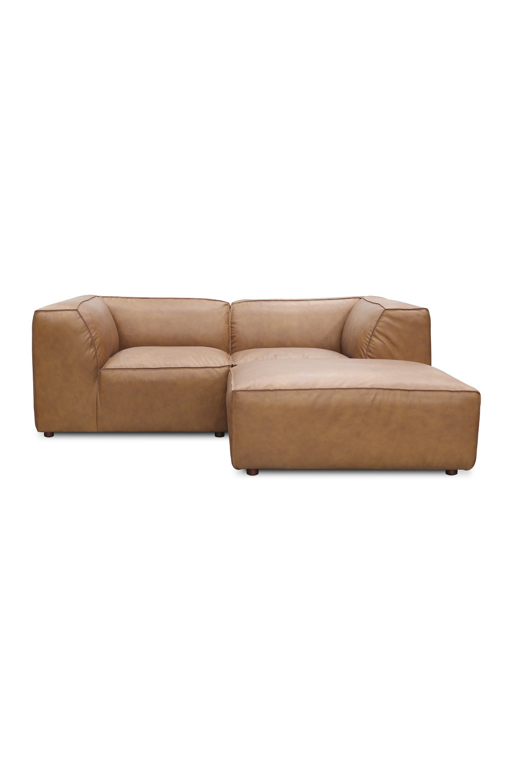 Modern European furniture - Leather Modular Nook Sofa - www.oroa.com