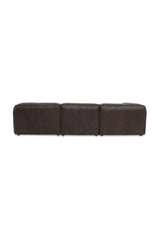 Modern European furniture - L-Shaped Leather Sectional Sofa - www.oroa.com