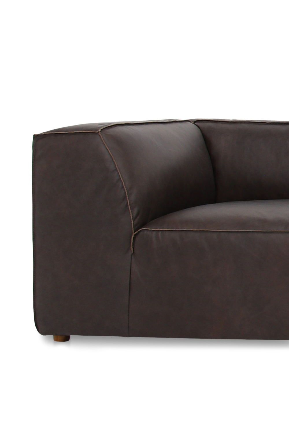 Modern European furniture - L-Shaped Leather Sectional Sofa - www.oroa.com
