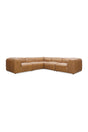 Modern European furniture - L-Shaped Leather Sectional Sofa - www.oroa.com