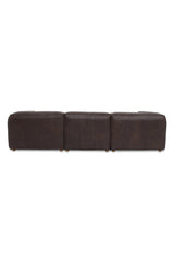 Modern European furniture - Leather Modular Sectional Sofa - www.oroa.com