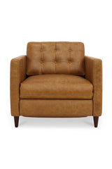 Mid-Century Leather Recliner Chair | Novi Living Bridgers Power | Oroa.com