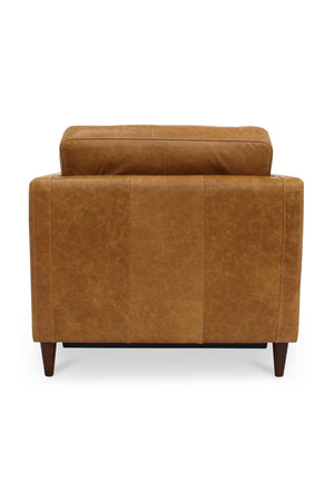 Mid-Century Leather Recliner Chair | Novi Living Bridgers Power | Oroa.com