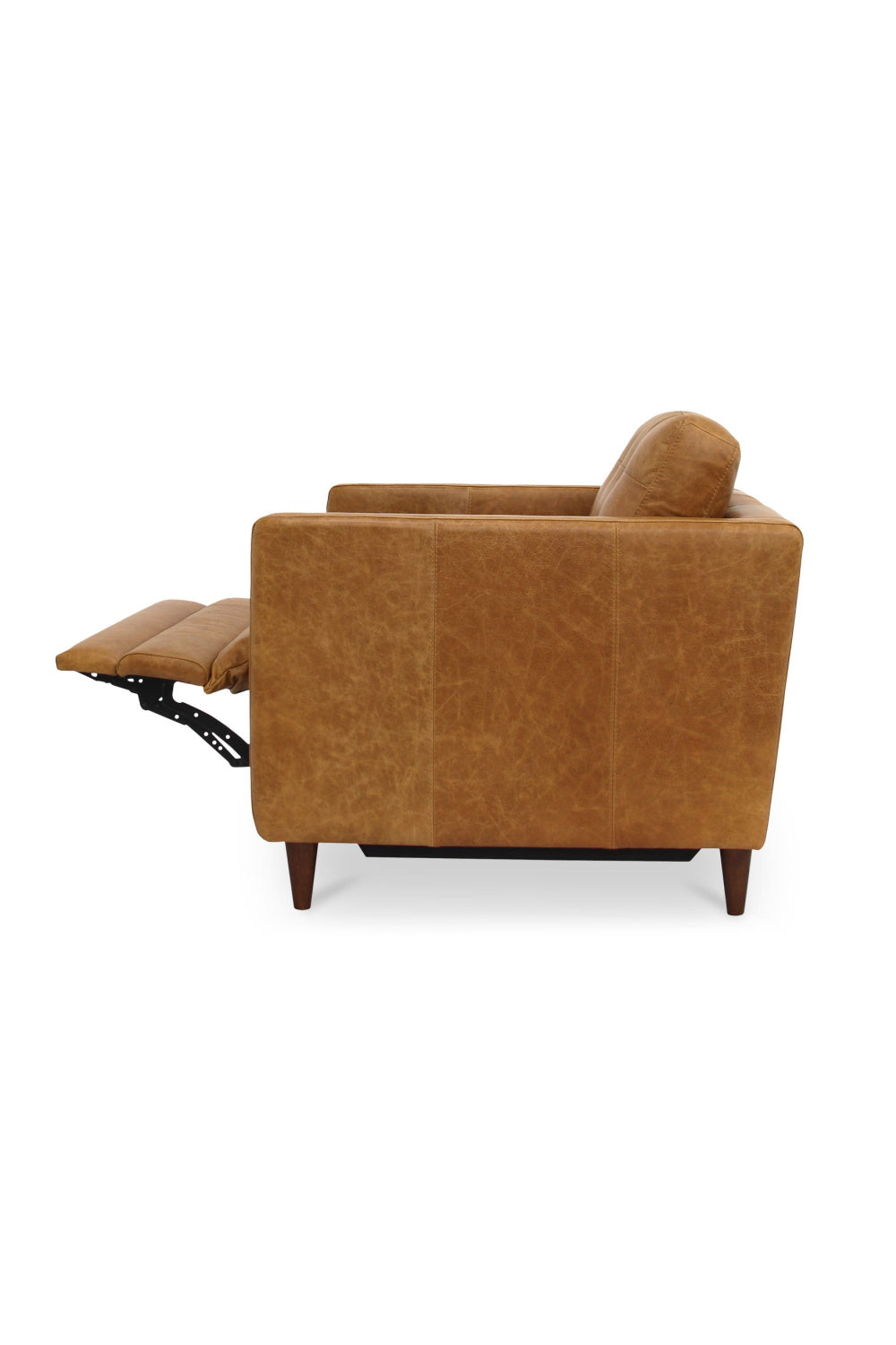 Mid-Century Leather Recliner Chair | Novi Living Bridgers Power | Oroa.com