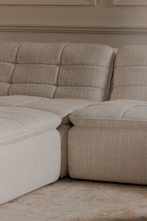 Grid Channeled Lounge Chair | Novi Living Lino | Oroa.com