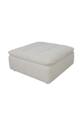 Modern European furniture - Grid Channeled Ottoman - www.oroa.com