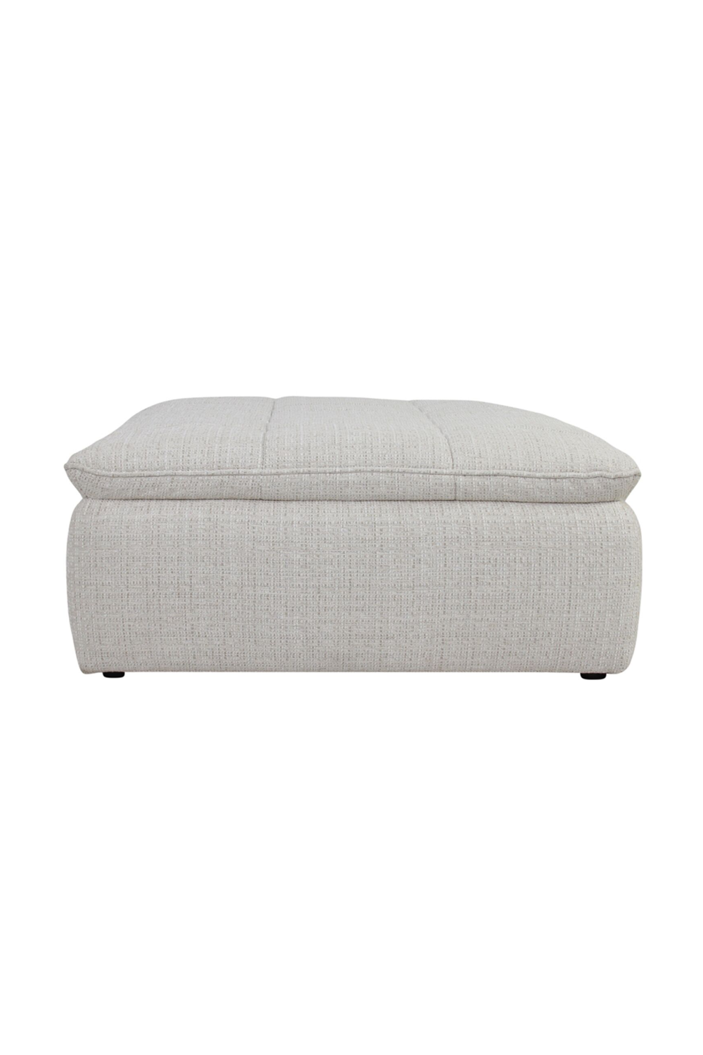 Grid Channeled Ottoman | Novi Living Lino | Oroa.com