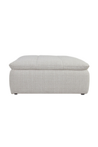 Modern European furniture - Grid Channeled Ottoman - www.oroa.com