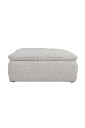 Grid Channeled Ottoman | Novi Living Lino | Oroa.com