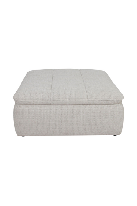 Grid Channeled Ottoman | Novi Living Lino | Oroa.com