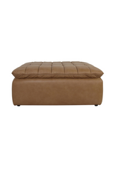 Modern European furniture - Grid Channeled Ottoman - www.oroa.com