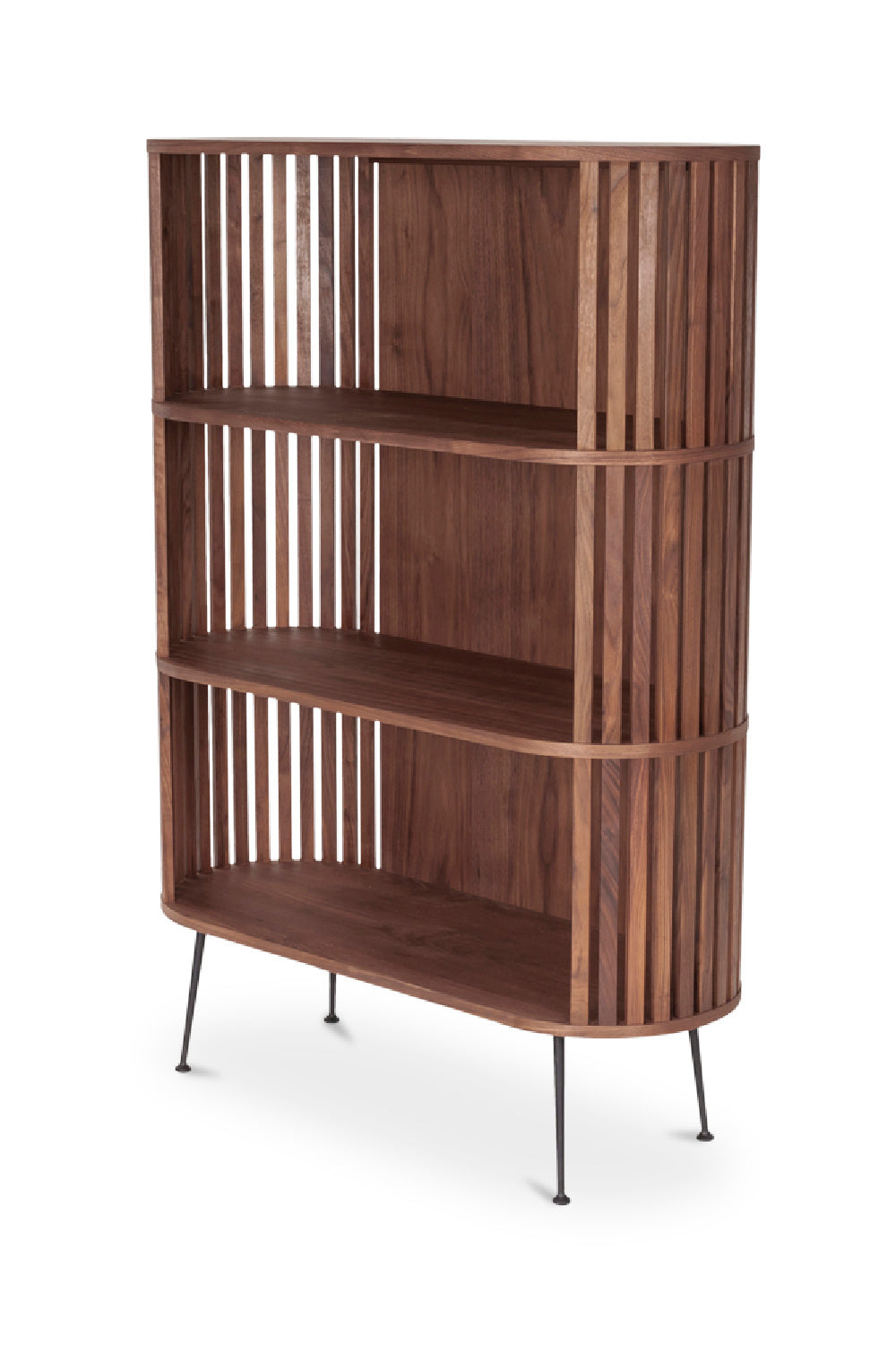 Solid Walnut Bookshelf | Novi Living Henrich | Oroa.com